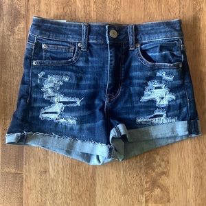 AE High Rise Stretch Jean Shorts